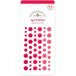 Sprinkles Enamel Dots Doodlebug Design - Ladybug