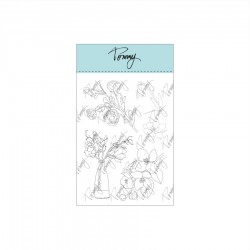 Tommy clear stamps – Delicate Flowers