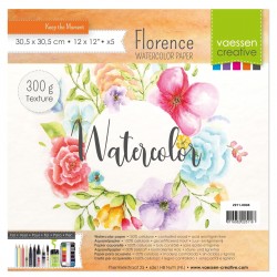 Florence watercolor paper A4 - 300gr - Carta per colori acquerellabili