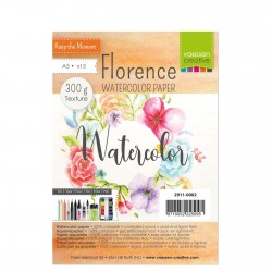 Florence watercolor paper A6 - 300gr - Carta per colori acquerellabili